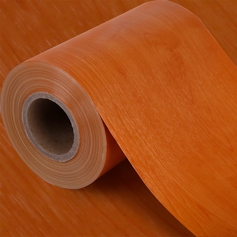 Màng sàn PVC không tự dính dày màu cam